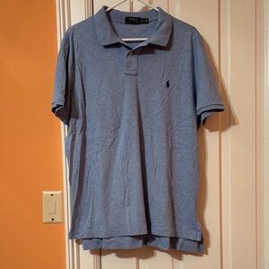 Polo by Ralph Lauren Men's Classic Blue Polo Shirt